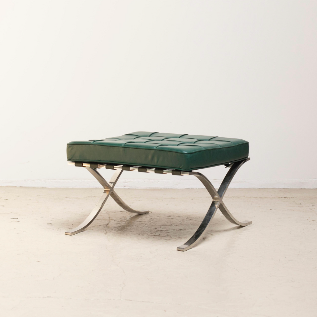 Barcelona Chair - Leather (Green) - Homio Decor
