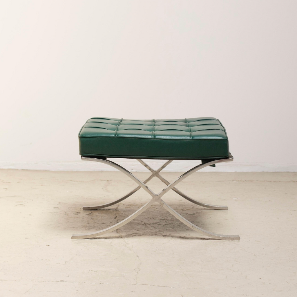 Barcelona Chair - Leather (Green) - Homio Decor
