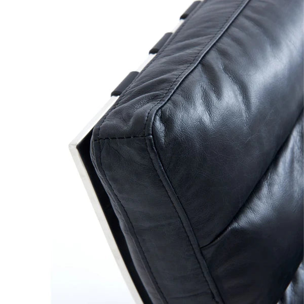 Barcelona Style Lounge Chair (Black) - Homio Decor