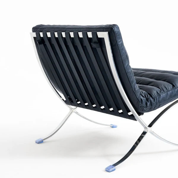 Barcelona Style Lounge Chair (Black) - Homio Decor