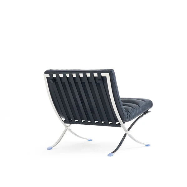 Barcelona Style Lounge Chair (Black) - Homio Decor