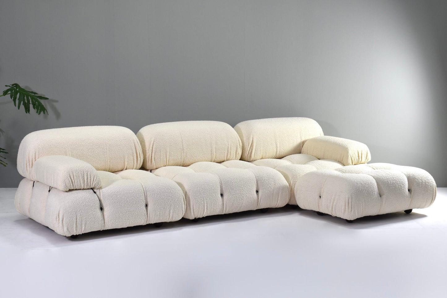 Camaleonda Lounge Sofa - Creamy Boucle - Homio Decor