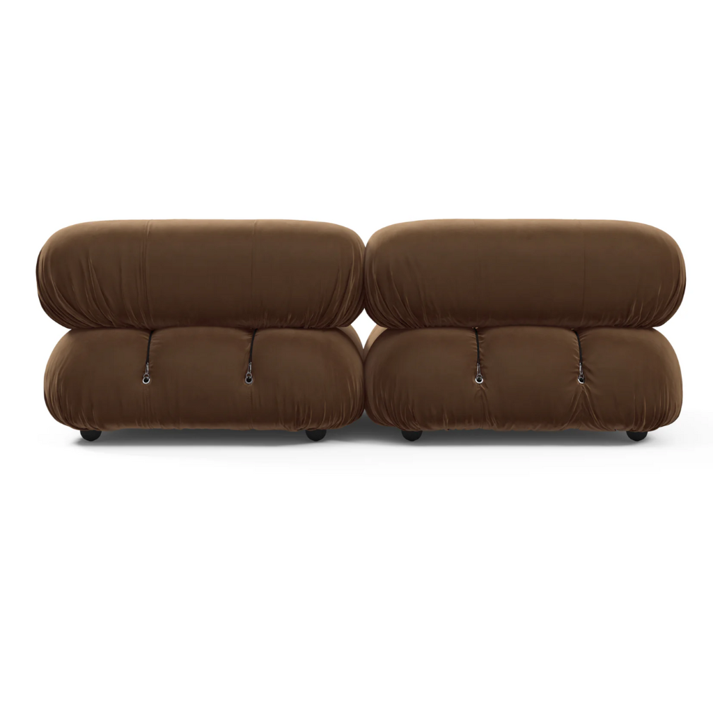 Camaleonda Sofa - Chocolate Brown (Velvet) - Homio Decor