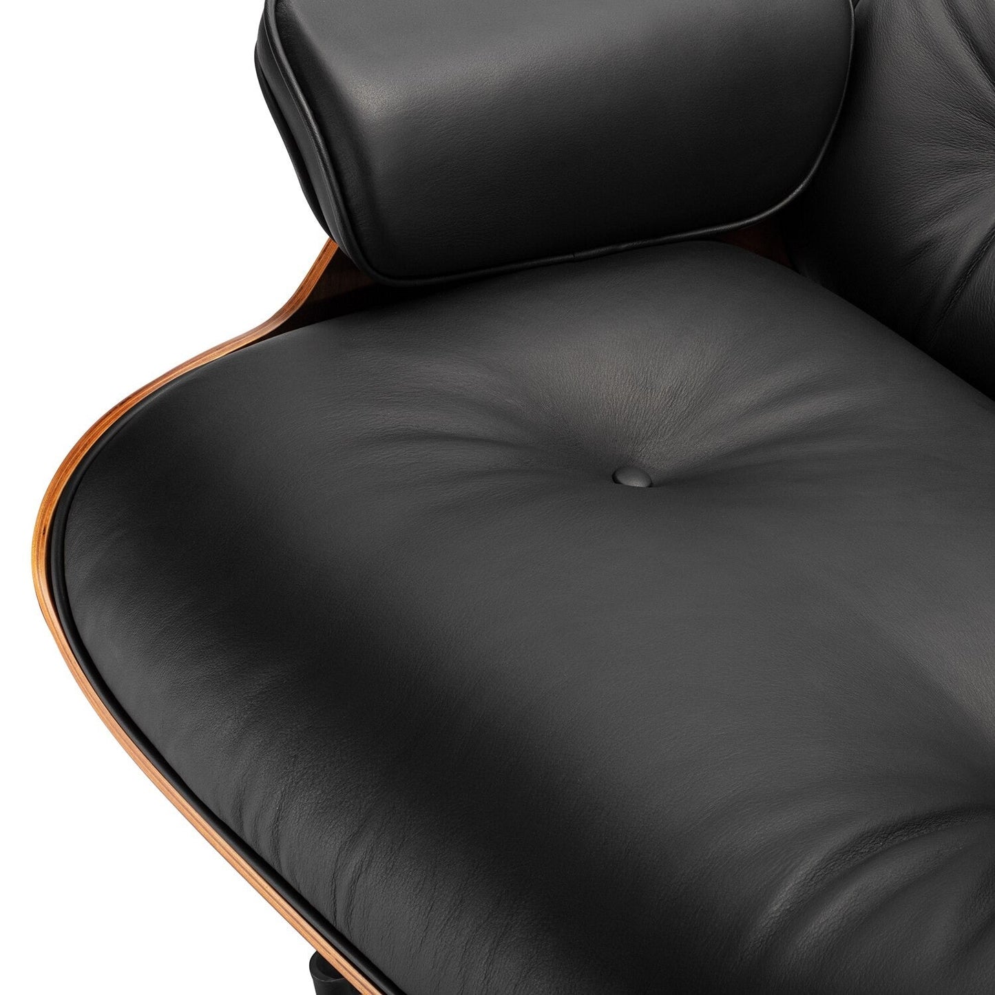 Classic Leather Lounge Chair with Ottoman (PRO) - Homio Decor
