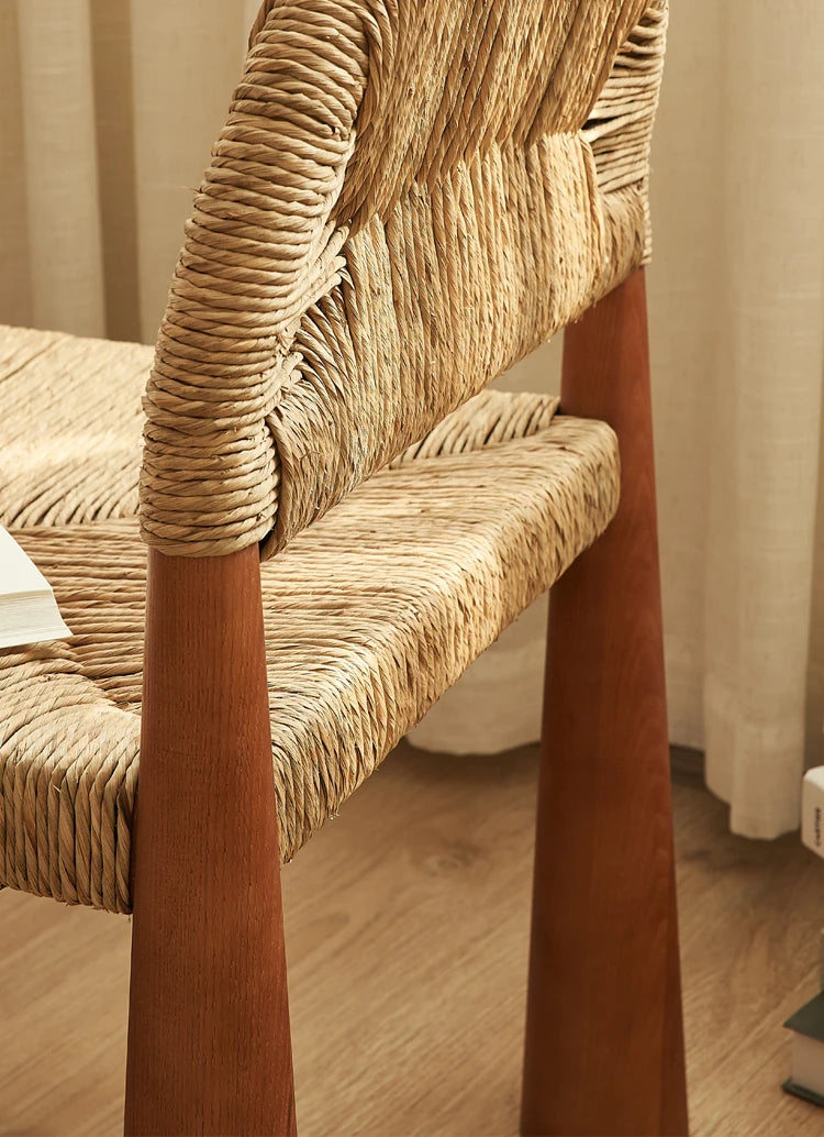 Designer Rustic Woven Chair - Homio Decor