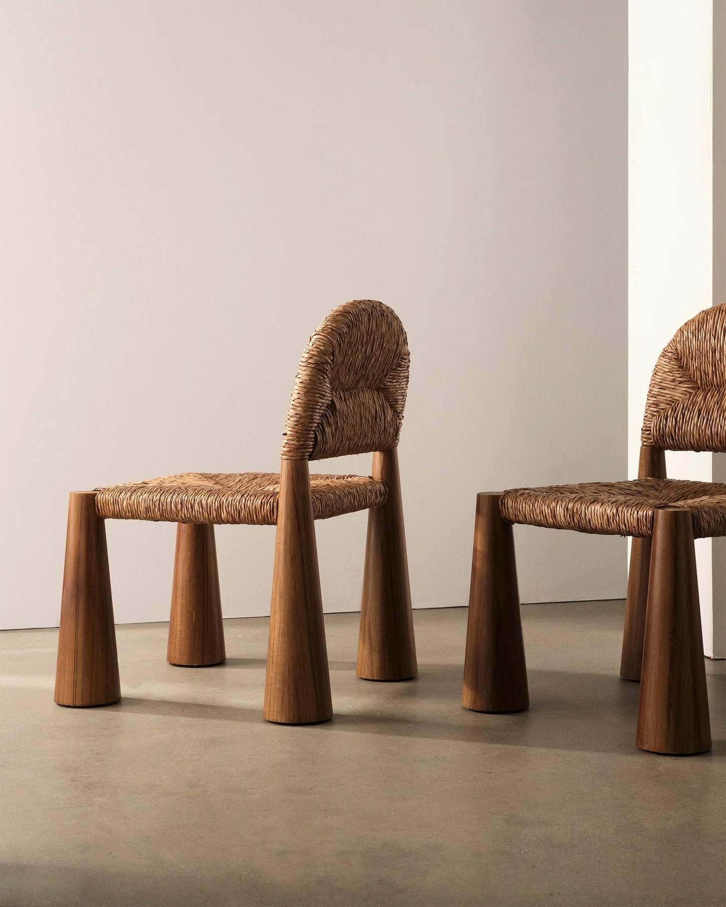 Designer Rustic Woven Chair - Homio Decor