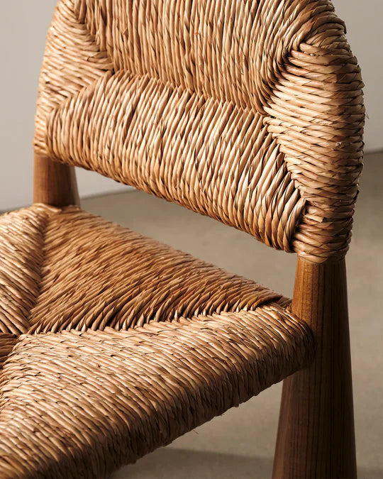Designer Rustic Woven Chair - Homio Decor
