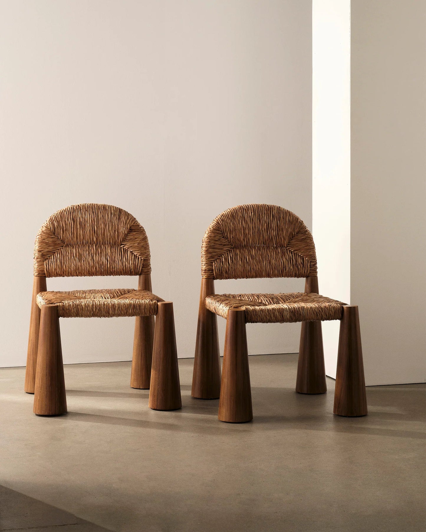 Designer Rustic Woven Chair - Homio Decor