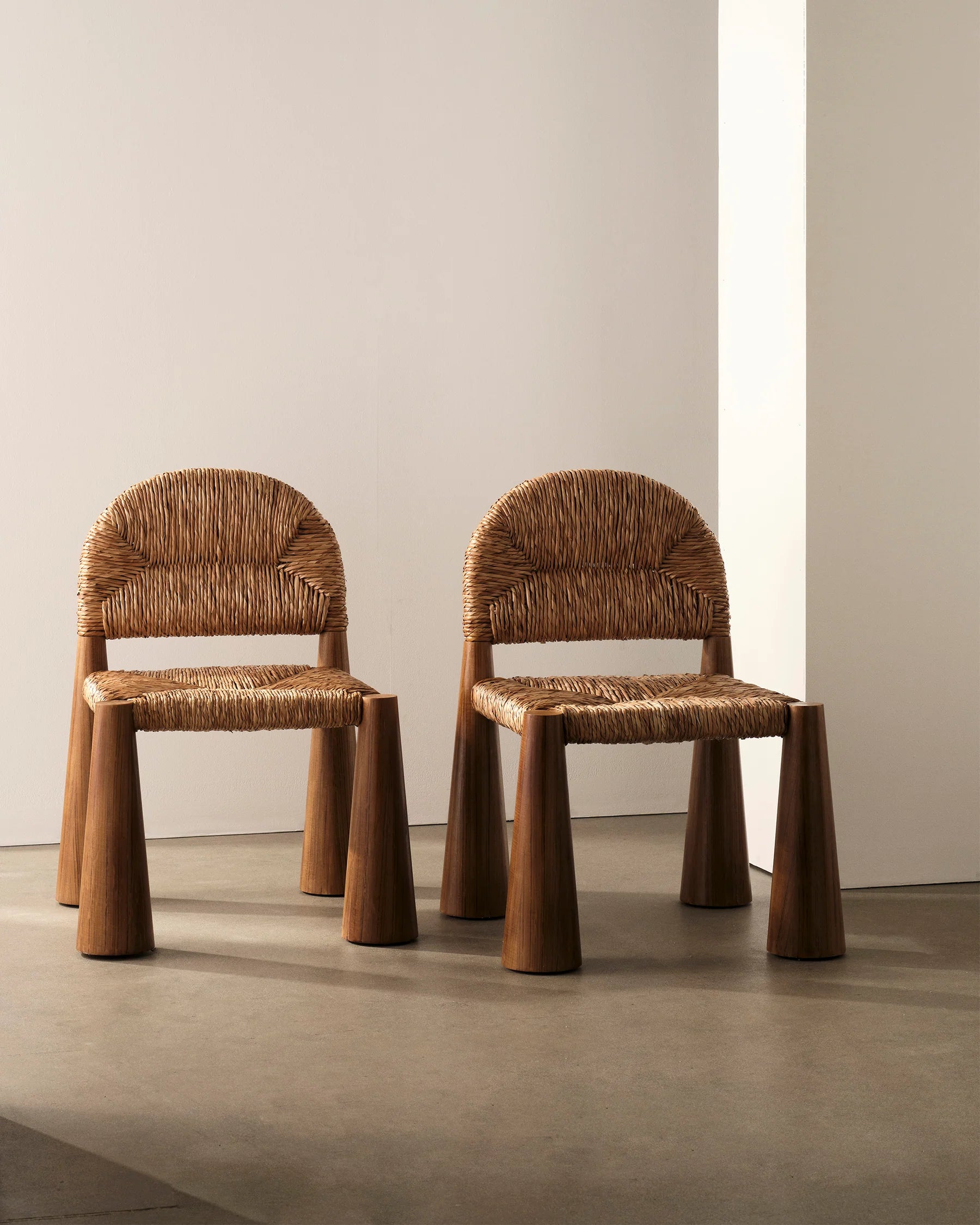 Designer Rustic Woven Chair - Homio Decor