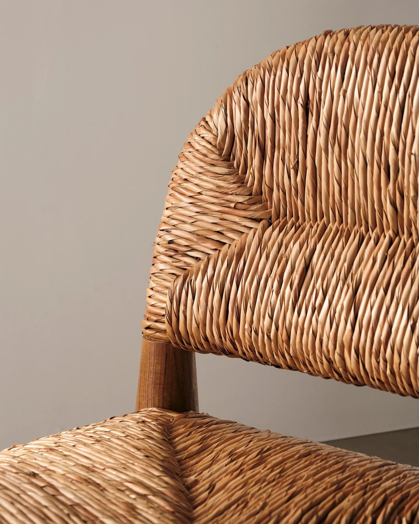 Designer Rustic Woven Chair - Homio Decor