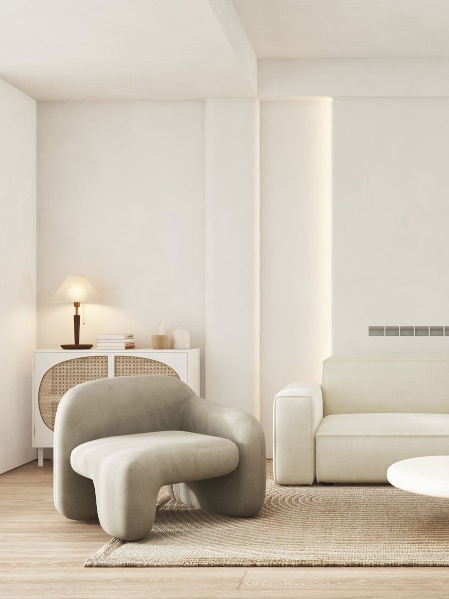 Japandi Designer Lounge Sofa - Homio Decor