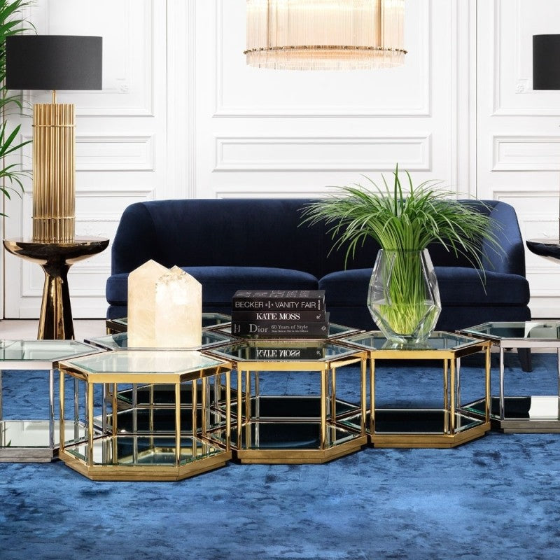 Honeycomb Side Table - Homio Decor