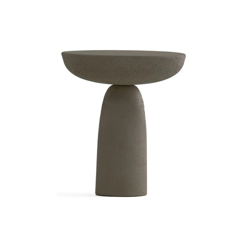 Mushroom Style Round Side Table - Homio Decor
