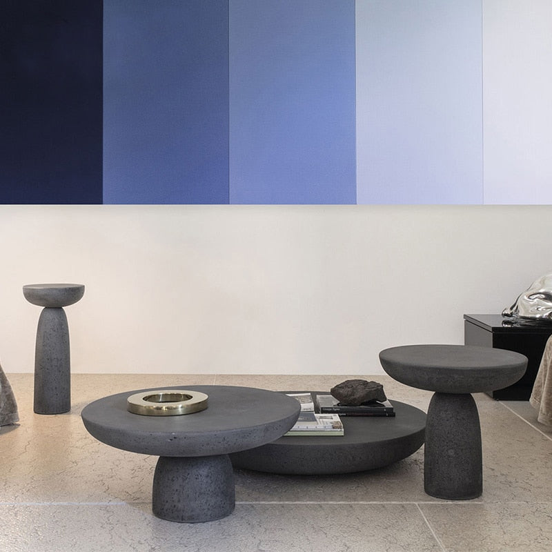 Mushroom Style Round Side Table - Homio Decor