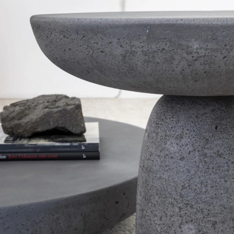 Mushroom Style Round Side Table - Homio Decor