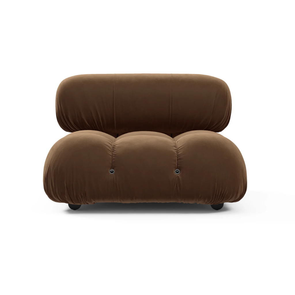 Camaleonda Sofa - Chocolate Brown (Velvet) - Homio Decor