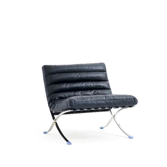 Barcelona Style Lounge Chair (Black) - Homio Decor