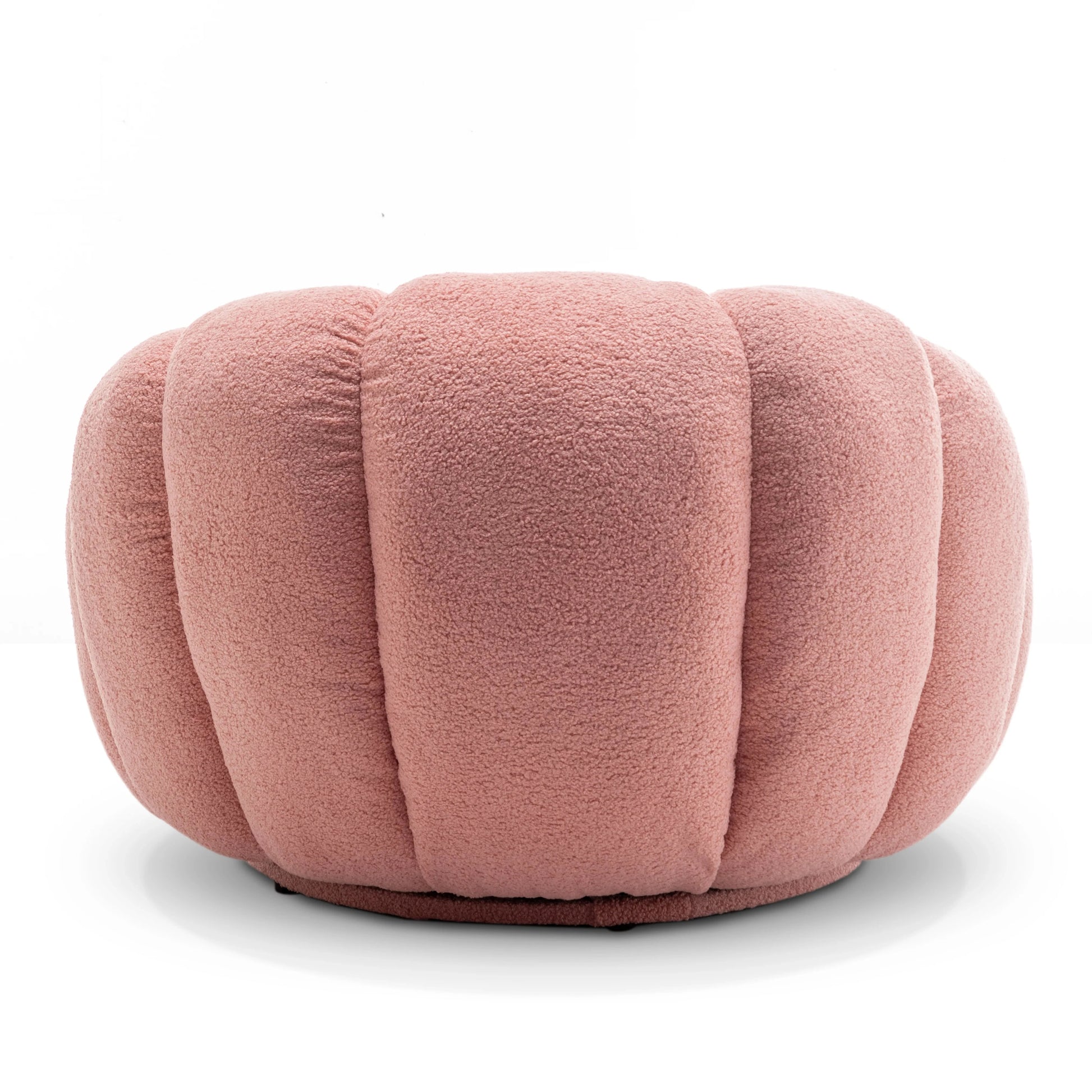Homio Decor Living Room Pumpkin Chair with Ottoman
