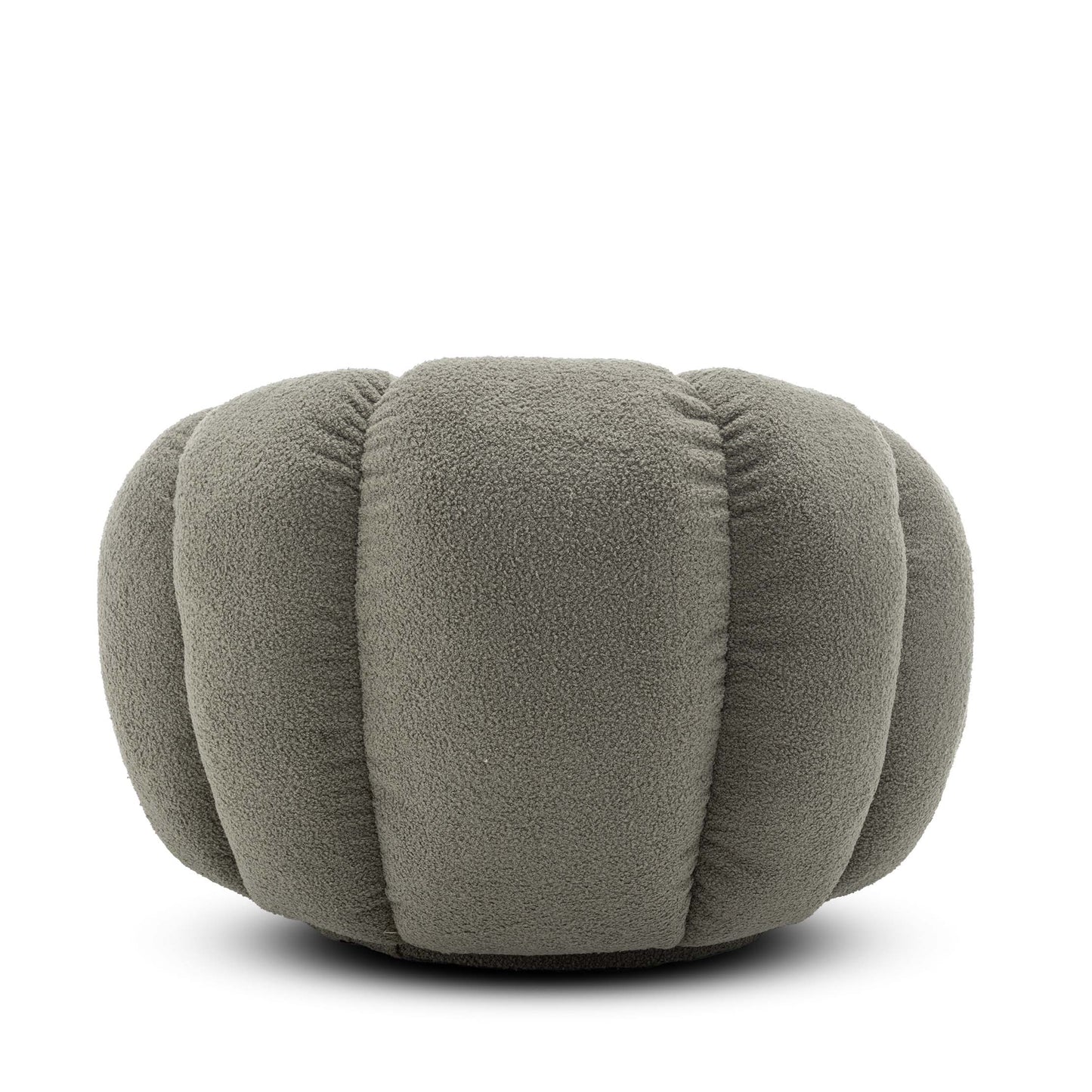 Homio Decor Living Room Pumpkin Chair with Ottoman