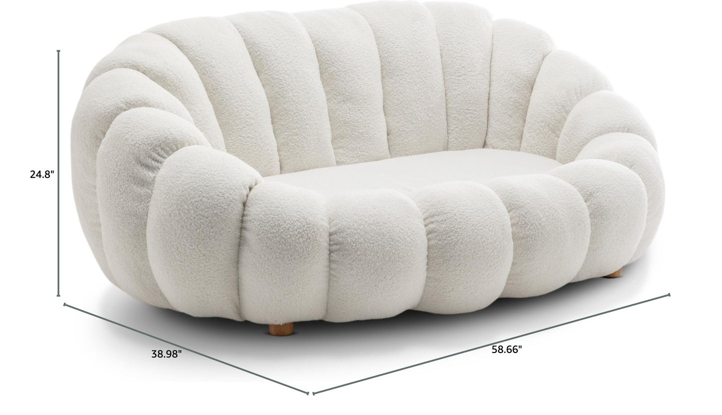 Homio Decor Living Room Pumpkin Sofa