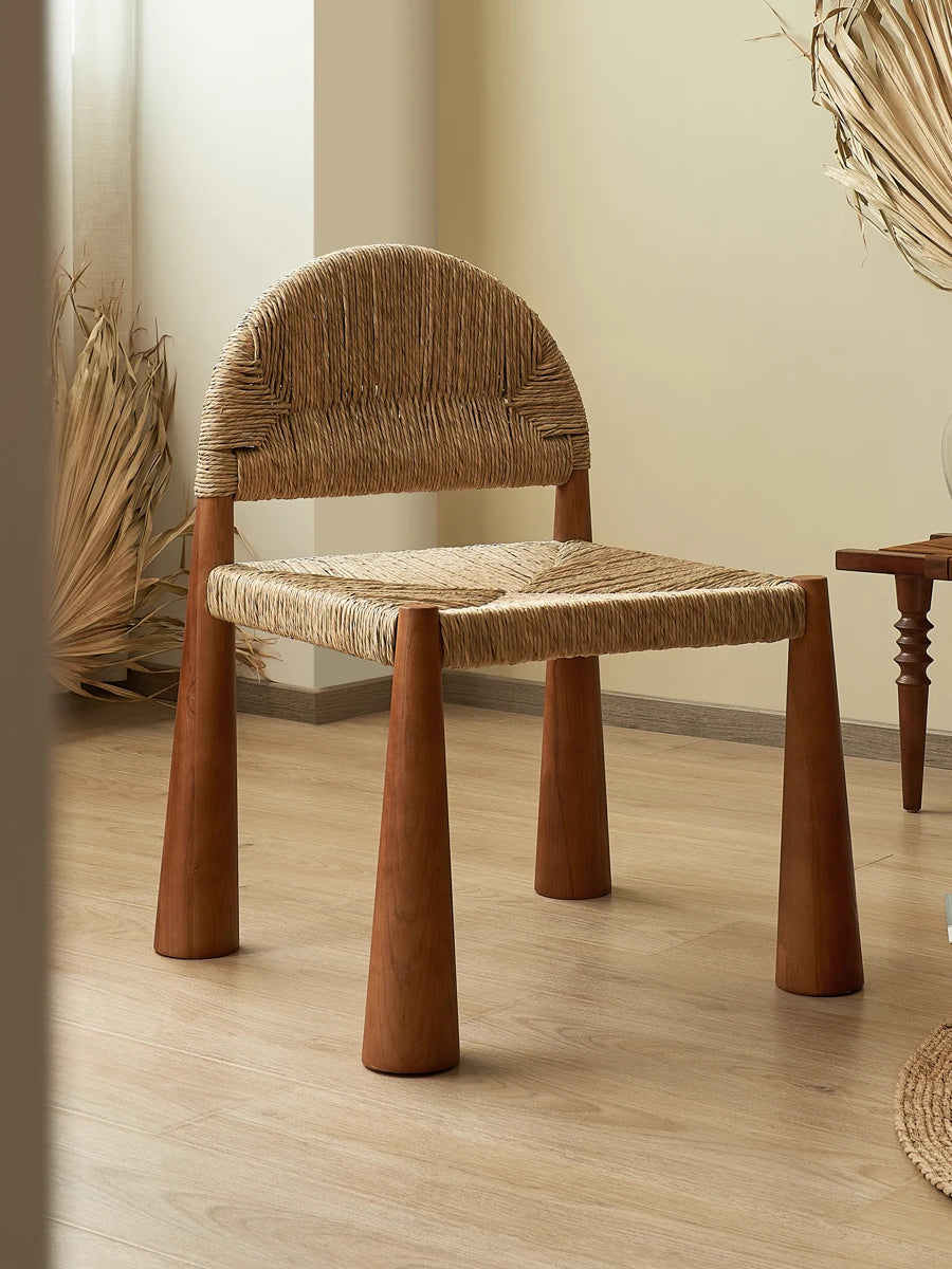 Designer Rustic Woven Chair - Homio Decor
