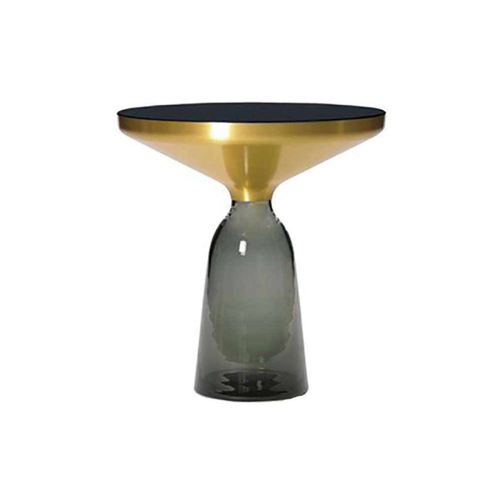 Transparent Glass Tea Table - Homio Decor