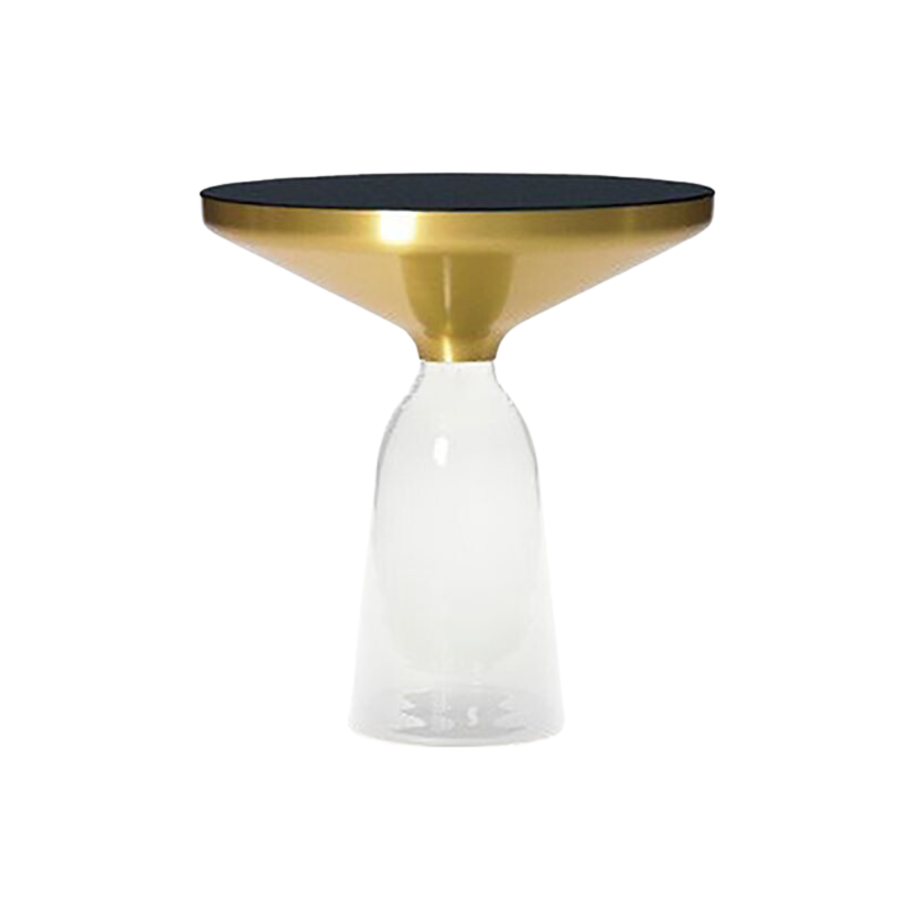 Transparent Glass Tea Table - Homio Decor