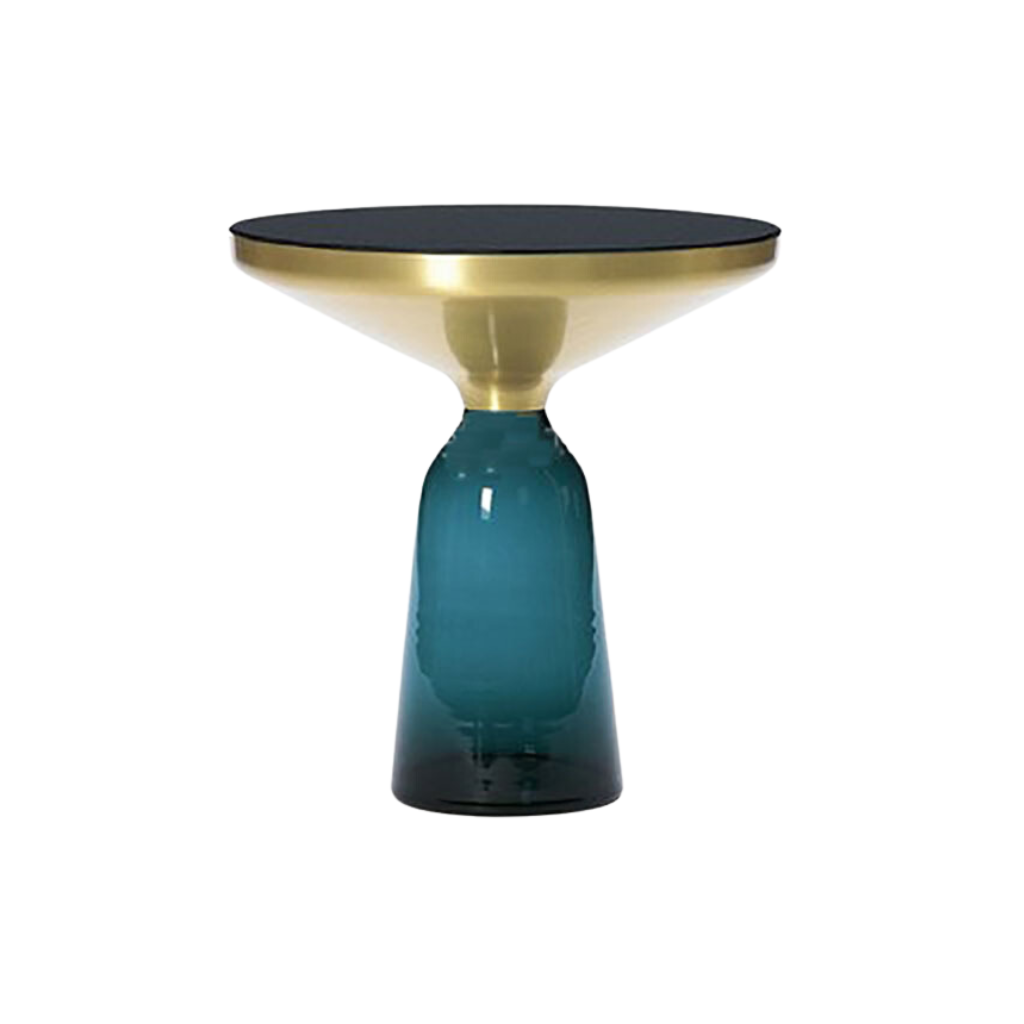 Transparent Glass Tea Table - Homio Decor