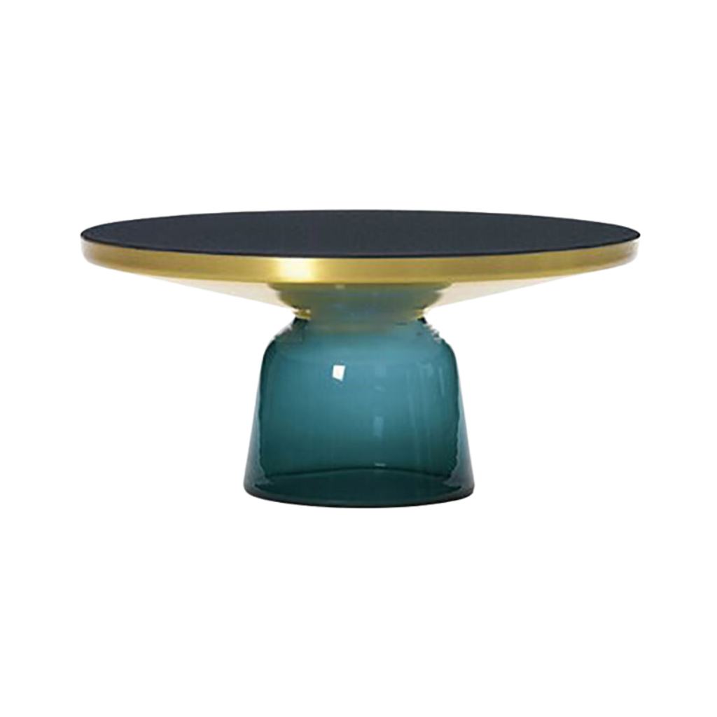 Transparent Glass Tea Table - Homio Decor