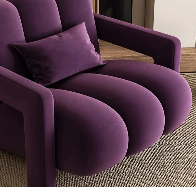 Tulip Lounge Chair (Velvet) - Homio Decor
