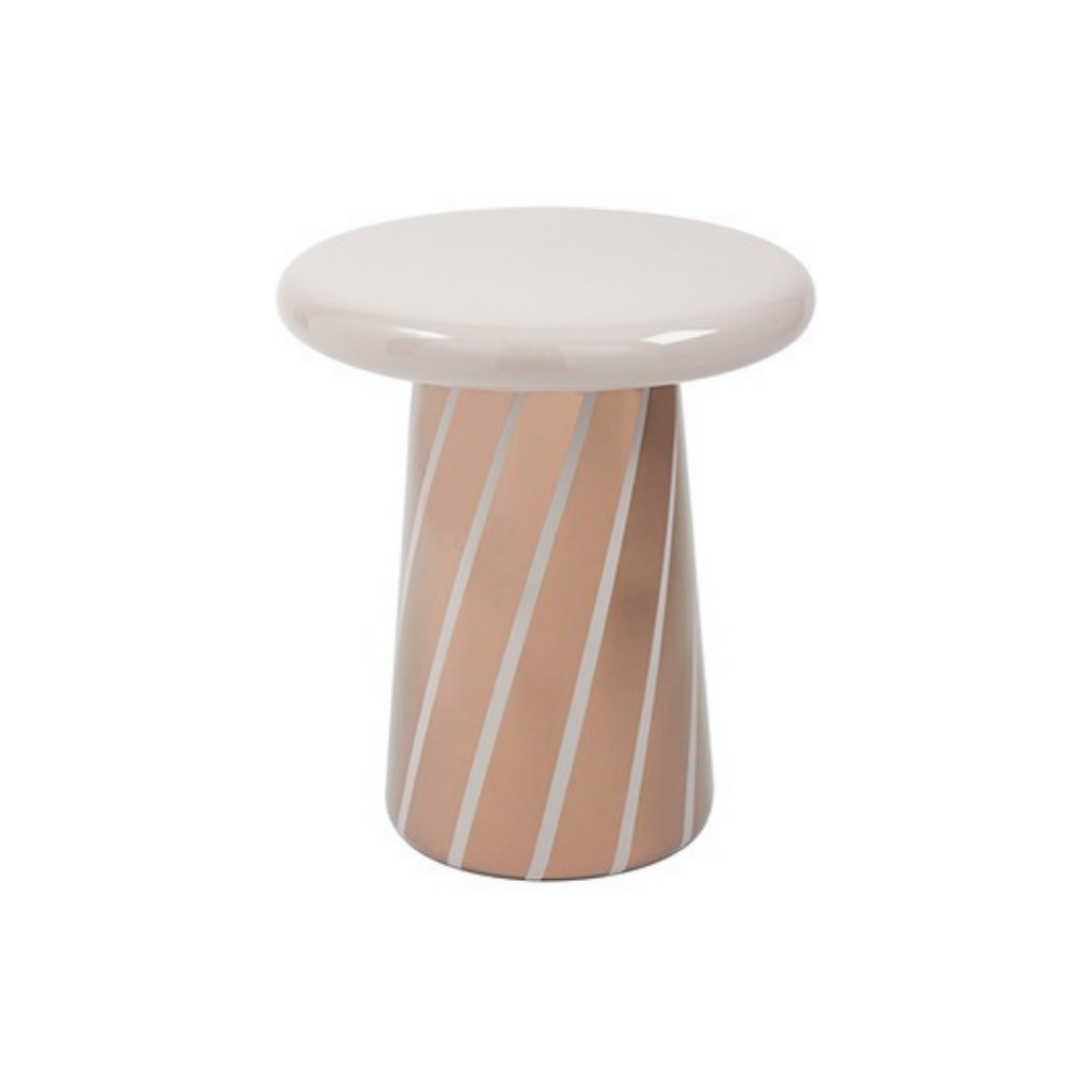 Designer Round Mushroom Side Table - Homio Decor