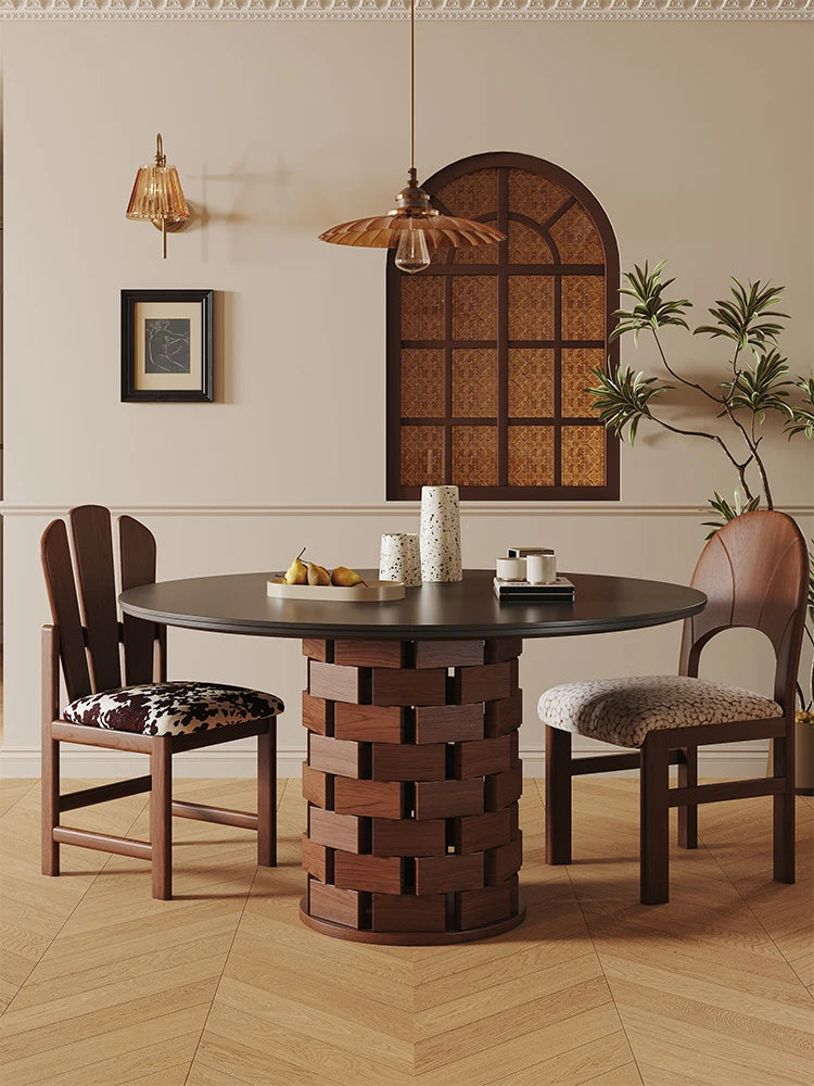 Wabi-Sabi Dining Table & Chairs Set - Homio Decor