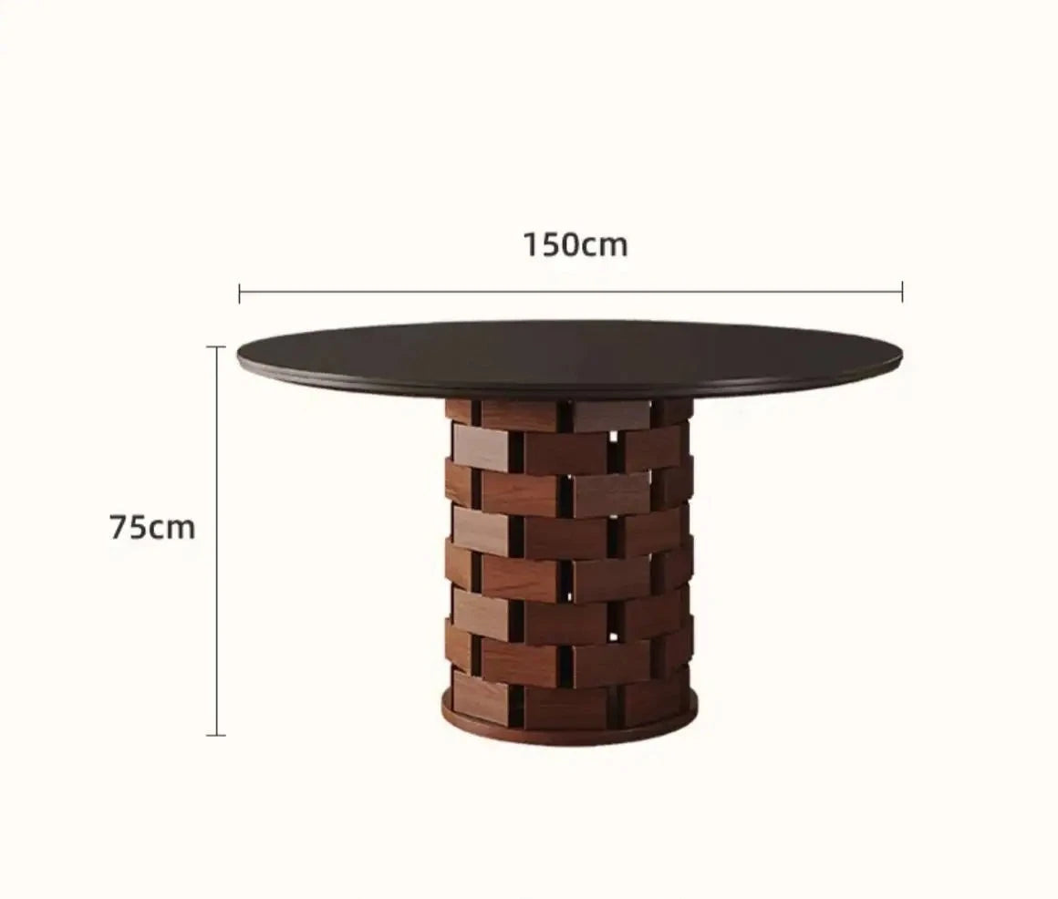 Wabi-Sabi Dining Table & Chairs Set - Homio Decor