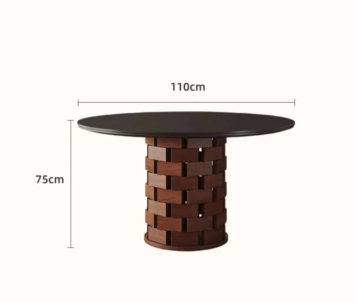 Wabi-Sabi Dining Table & Chairs Set - Homio Decor