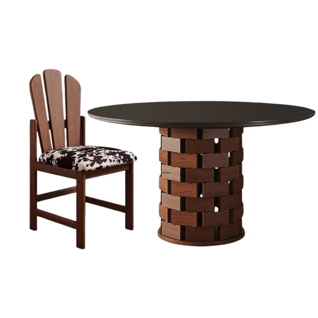 Wabi-Sabi Dining Table & Chairs Set - Homio Decor