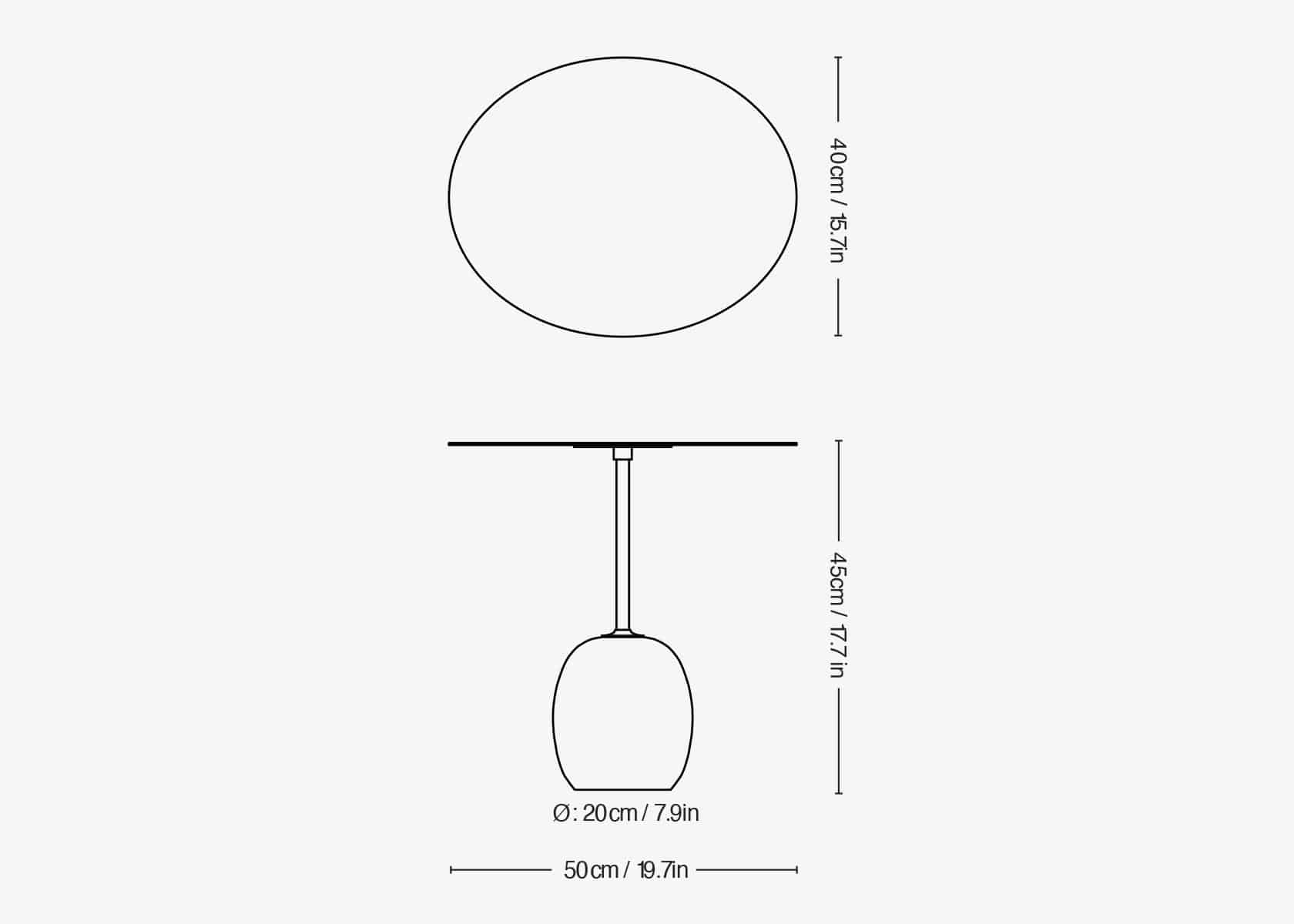 Homio Decor Luna Marble Side Table