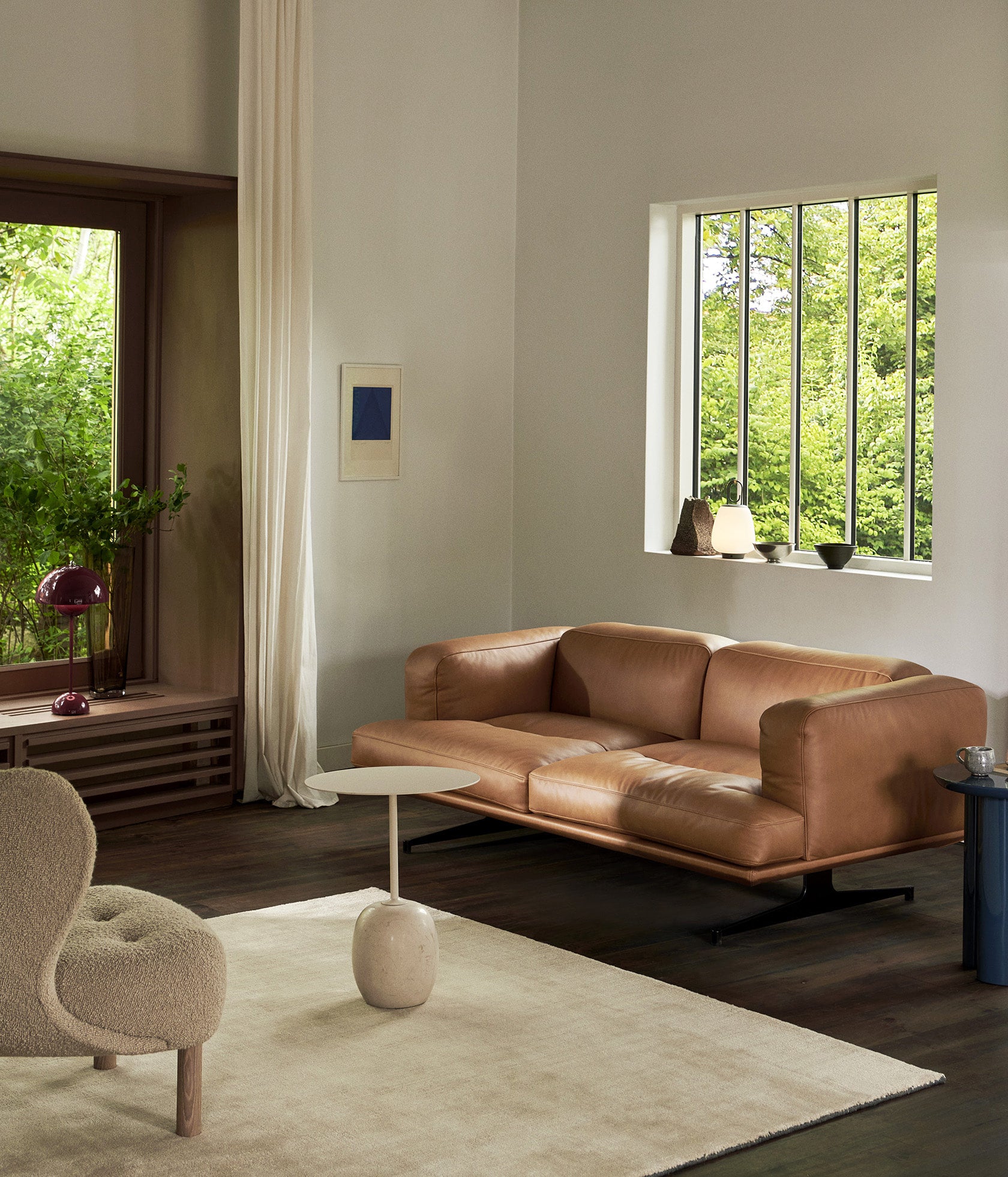 Homio Decor Luna Marble Side Table