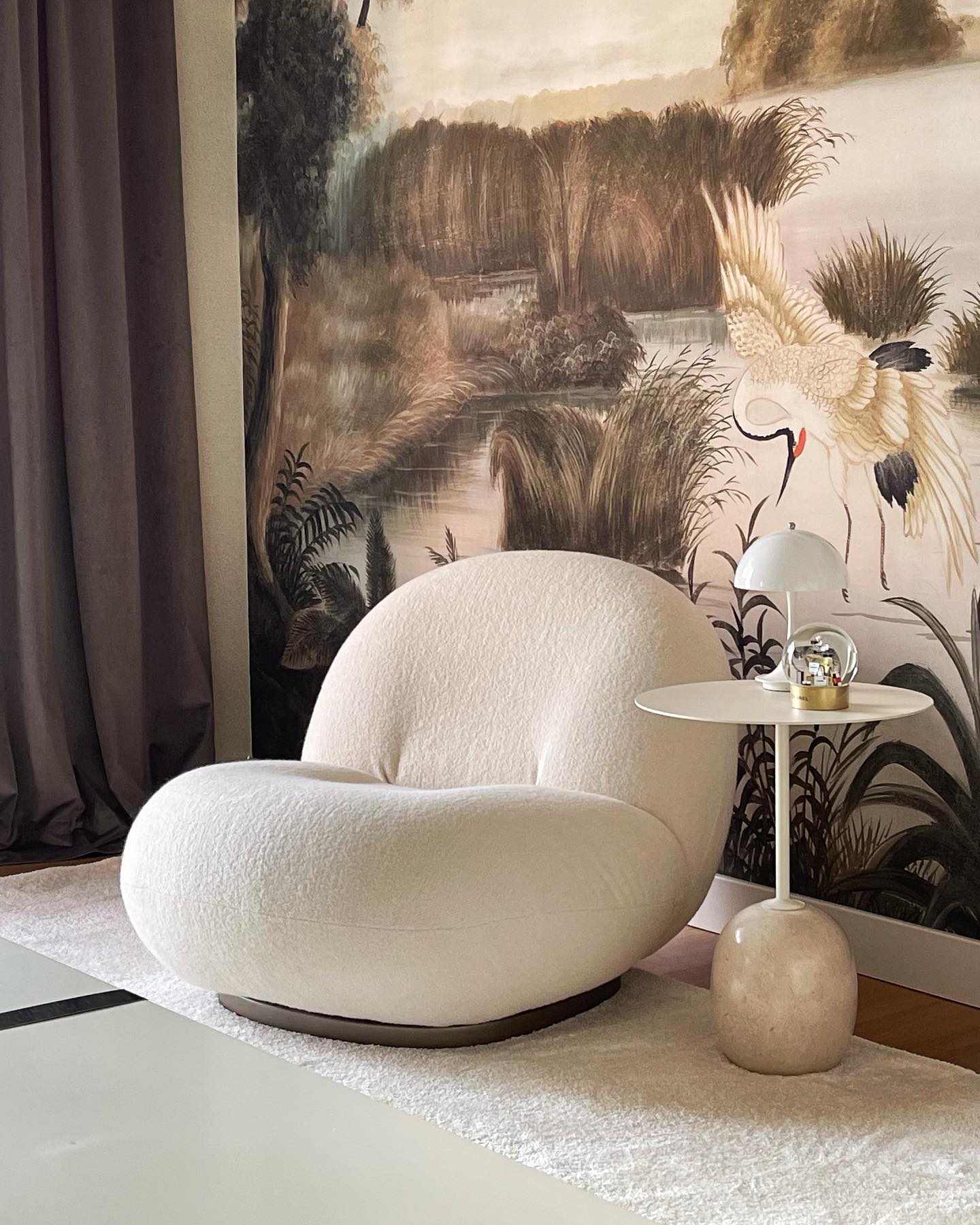 Homio Decor Luna Marble Side Table