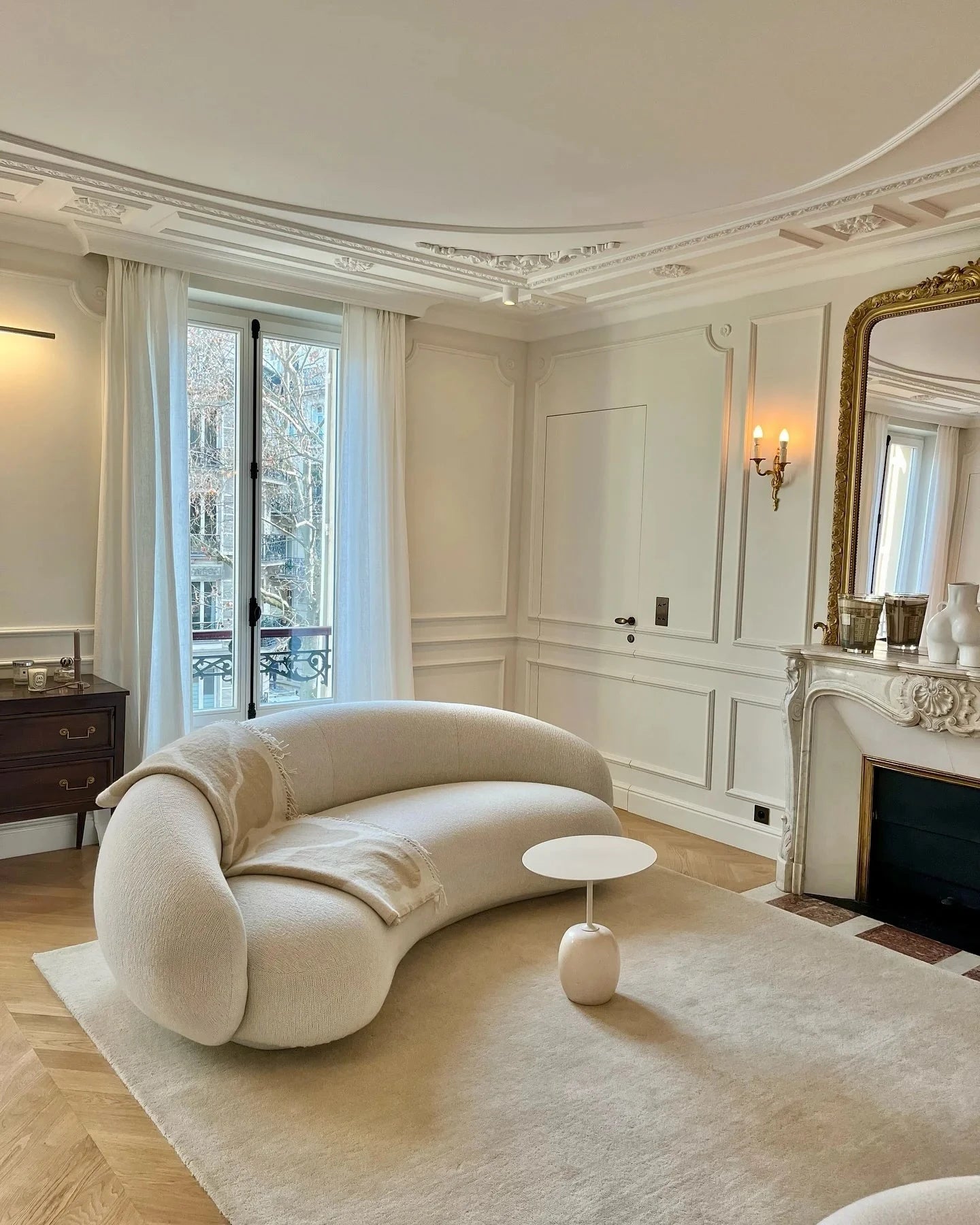 Homio Decor Luna Marble Side Table