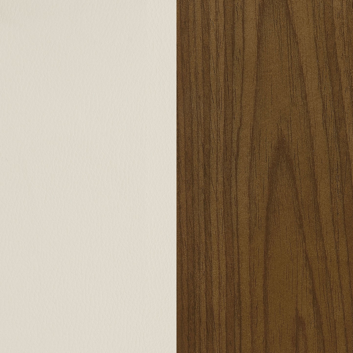 Homio Decor Mid-Century Walnut & Leather Bar Stool