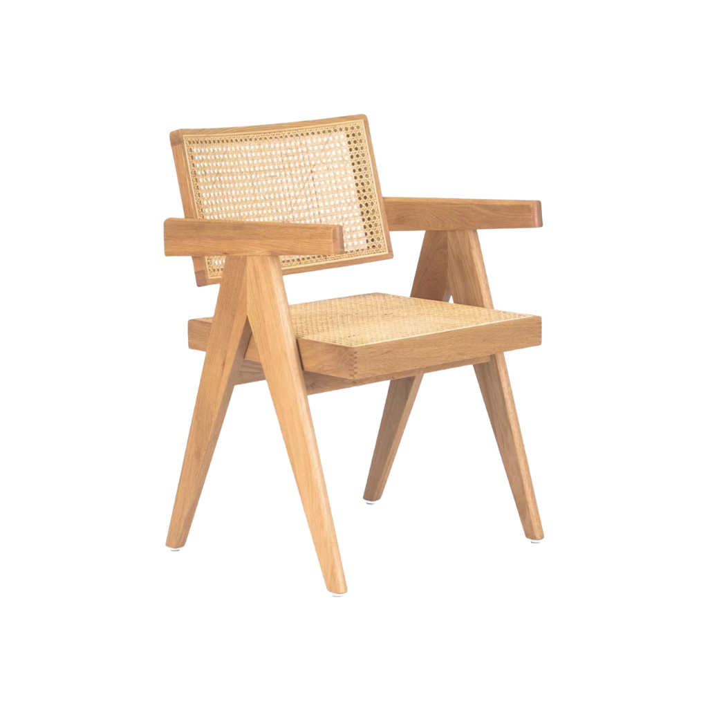 Homio Decor Natural Ash Pierre Jeanneret Dining Chair