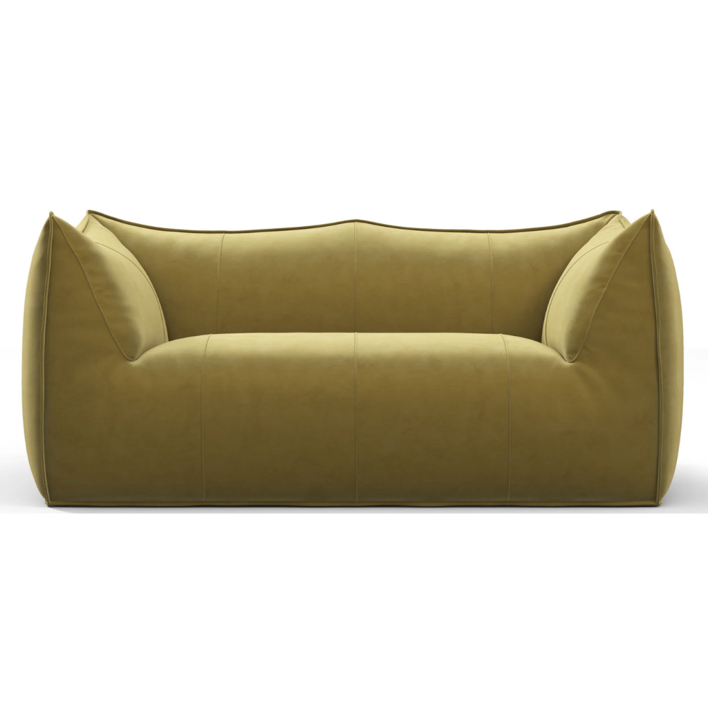 Homio Decor Olive Gold Velvet Bambino Sofa - Fabric