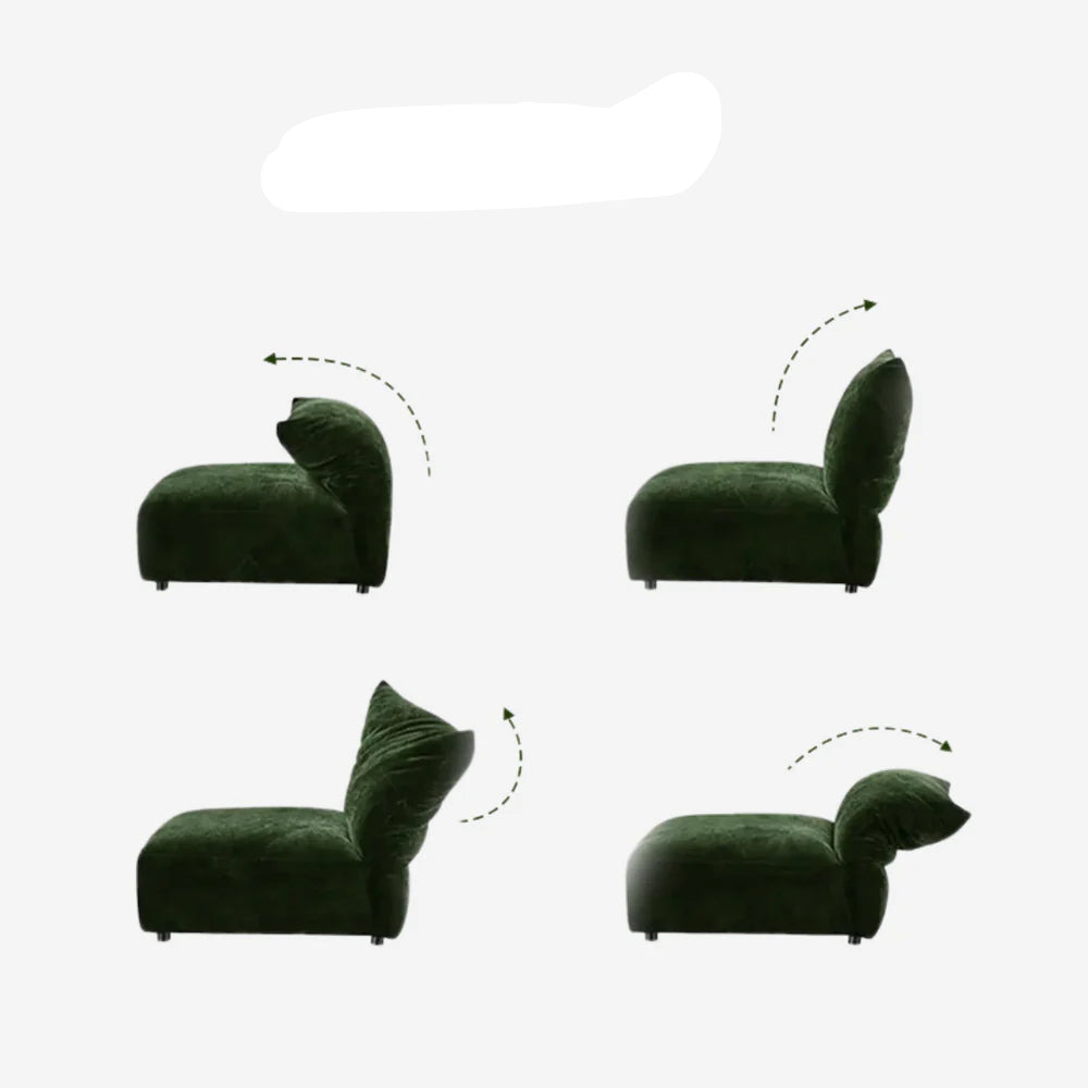 Homio Decor Petal Sofa Modular (Chenille)