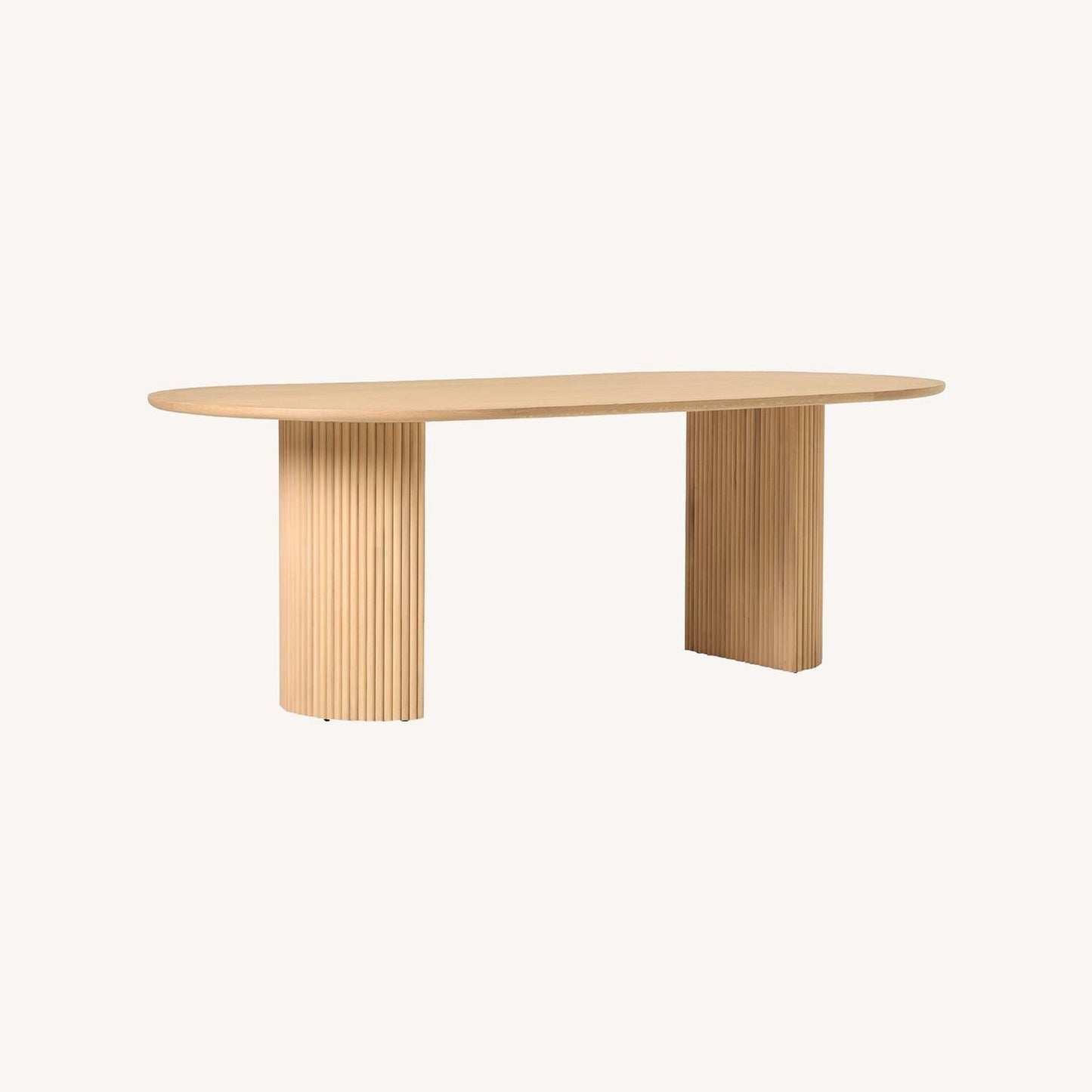 Homio Decor Ripple Design Dining Table (Slim Base Edition)
