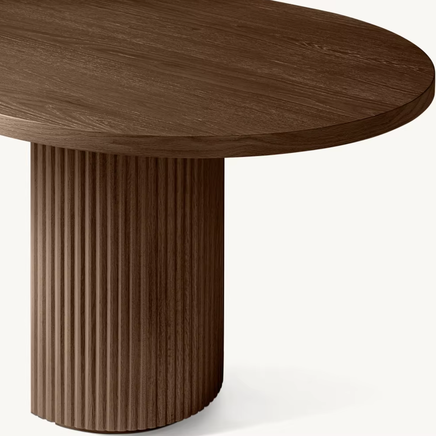 Homio Decor Ripple Design Dining Table (Slim Base Edition)