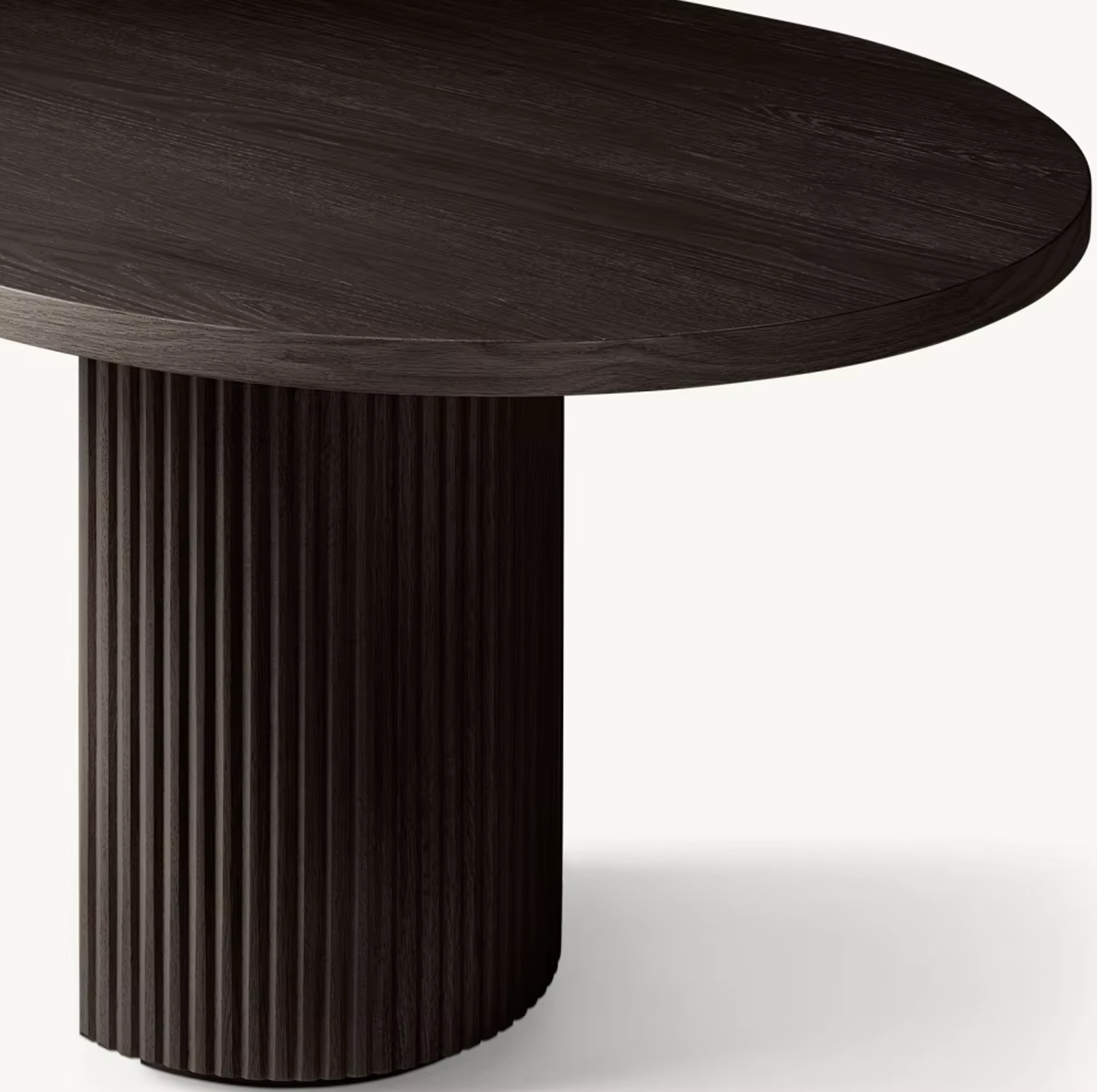 Homio Decor Ripple Design Dining Table (Slim Base Edition)