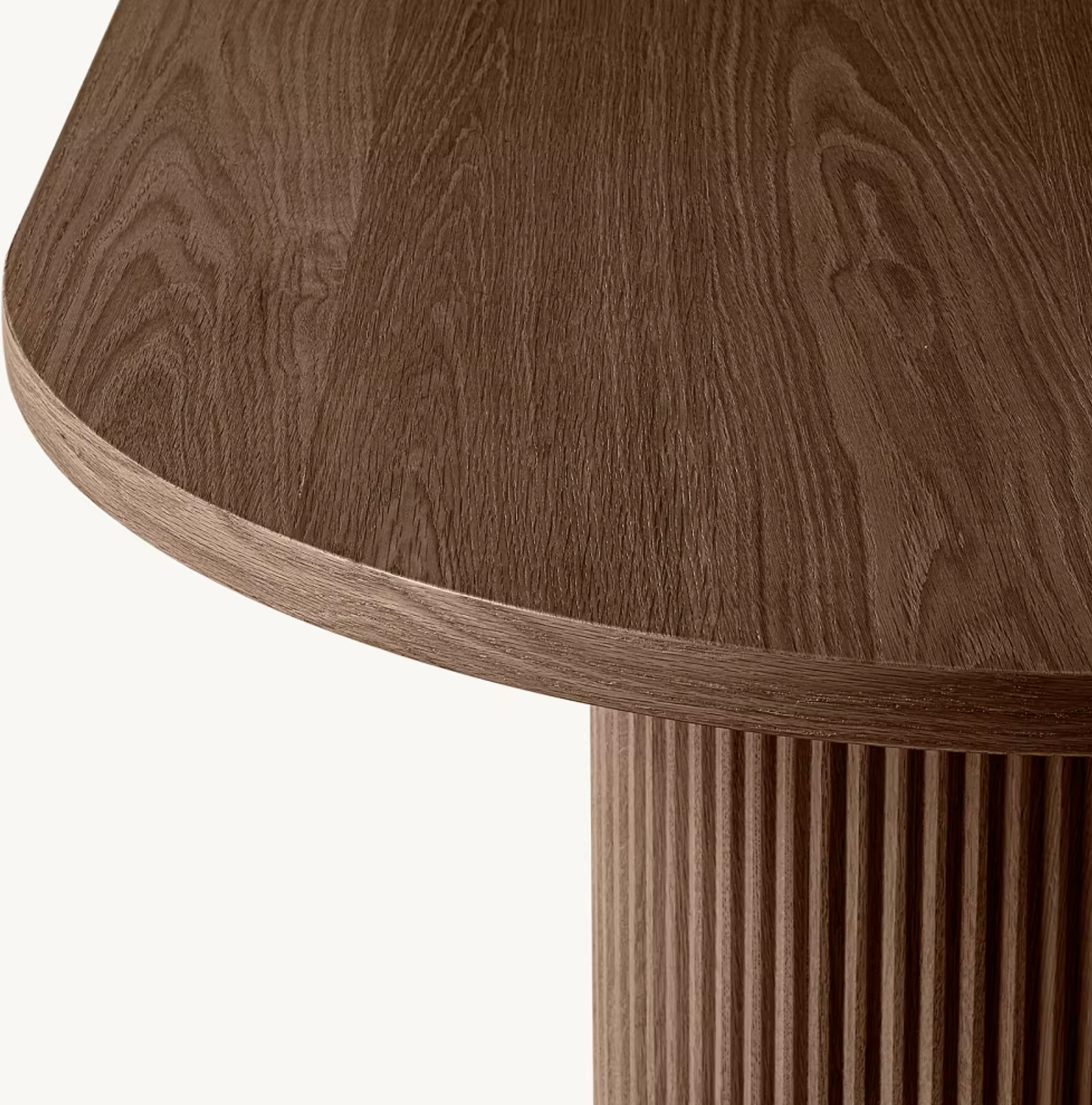 Homio Decor Ripple Design Dining Table (Slim Base Edition)