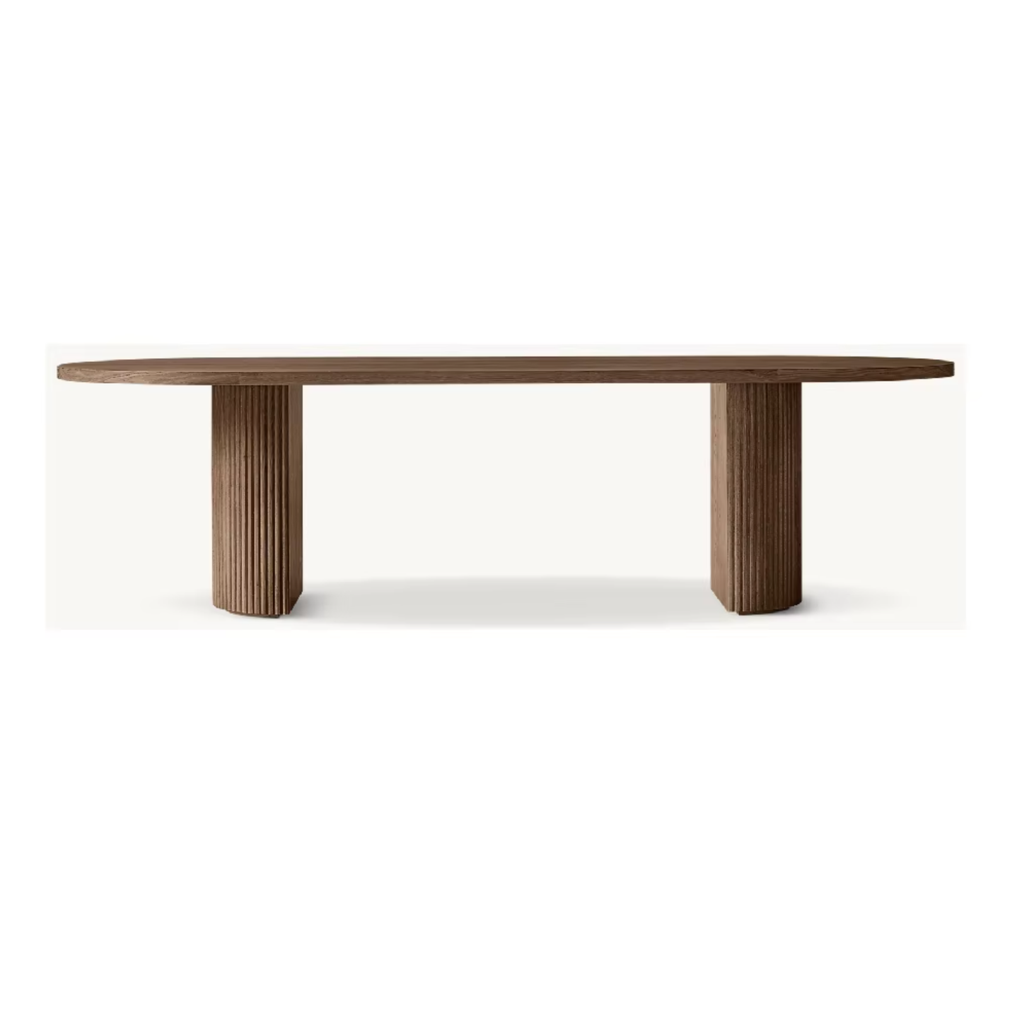 Homio Decor Ripple Design Dining Table (Slim Base Edition)