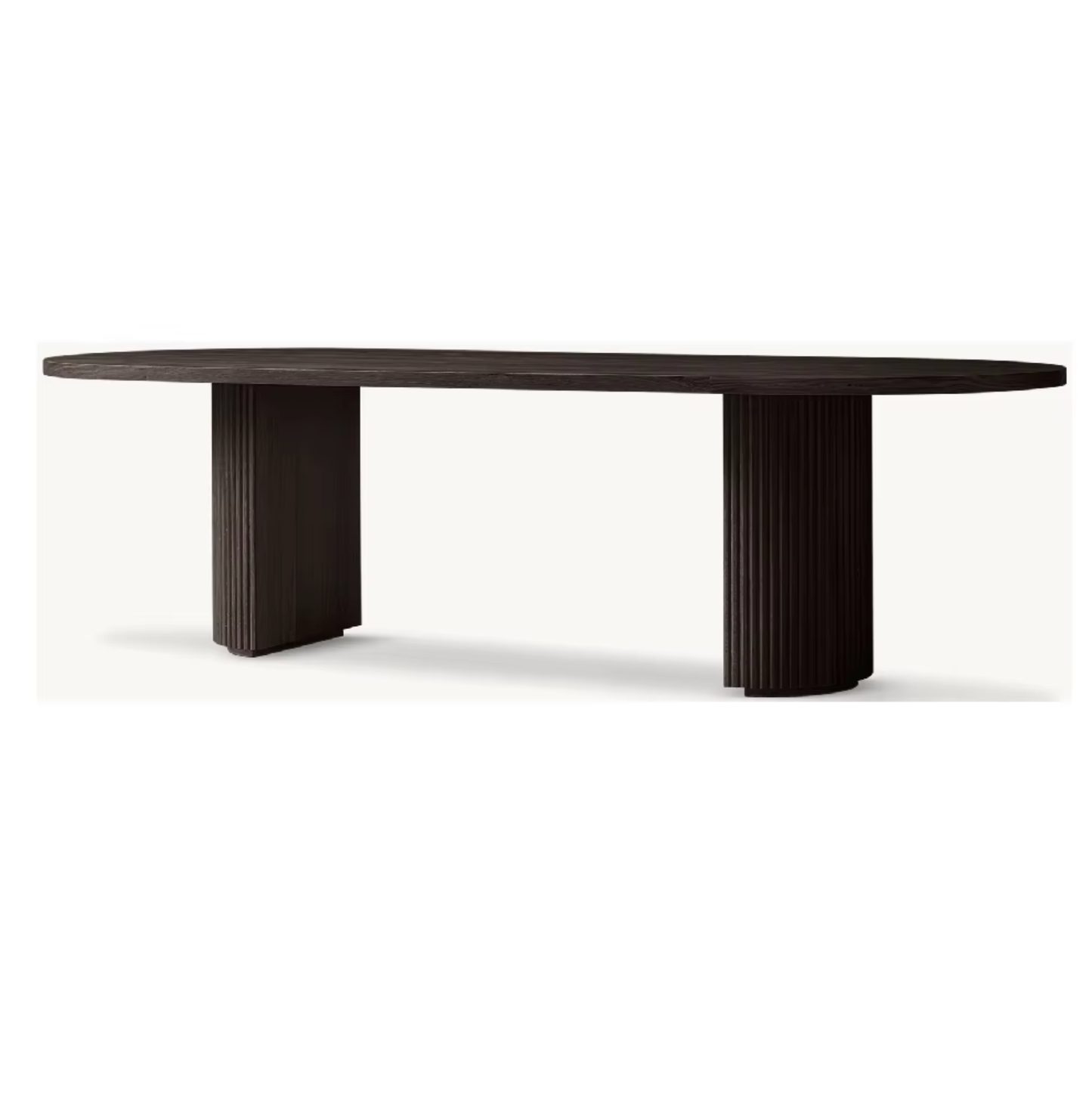 Homio Decor Ripple Design Dining Table (Slim Base Edition)