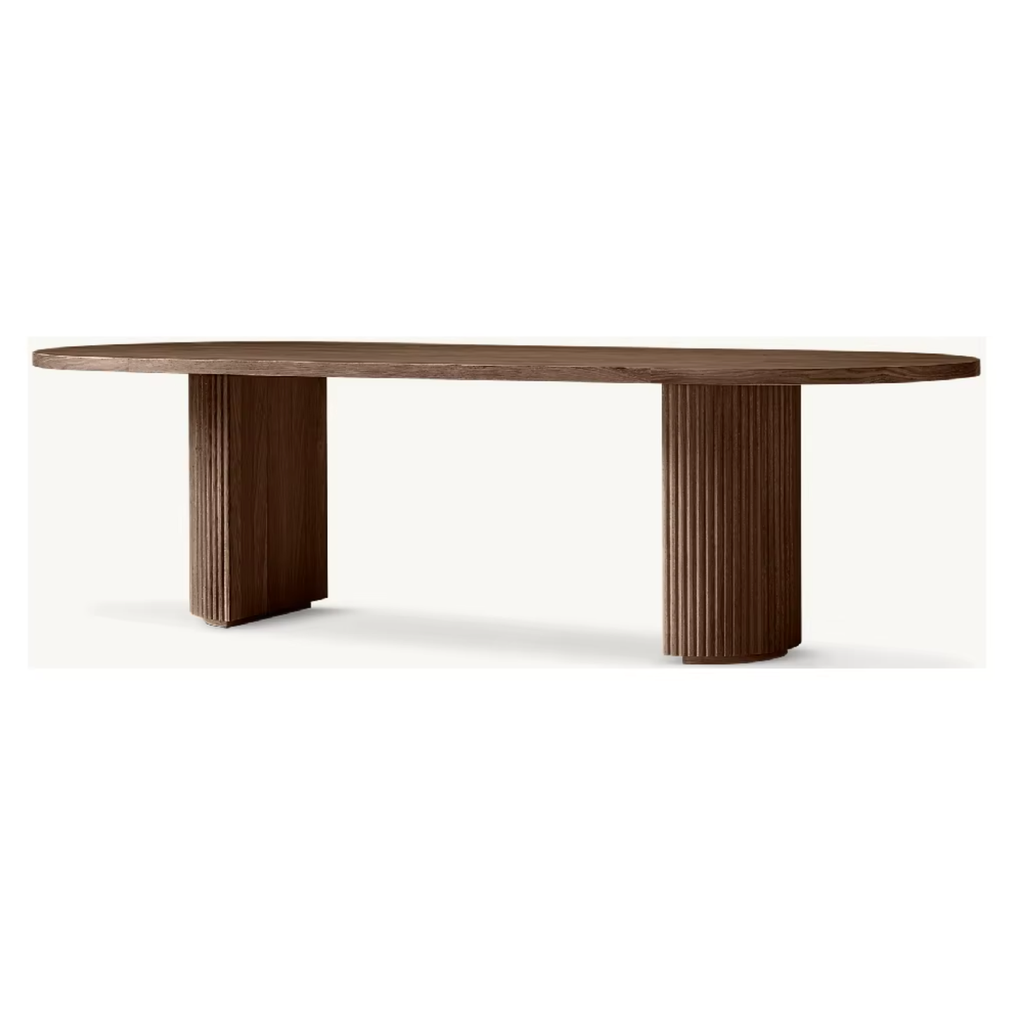 Homio Decor Ripple Design Dining Table (Slim Base Edition)